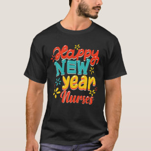 Happy New Year 2021 Nurse Crew Santa's favoriete N T-shirt