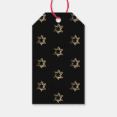 Happy New Year 2023 Chic Script Black en Gold Cadeaulabel (Achterkant)