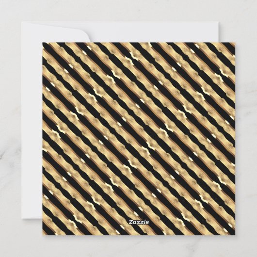 Happy New Year 2023 Elegant Black and Gold Script Feestdagenkaart (Achterkant)