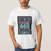 Happy New Year 2025 t-shirt Design moderne (Devant)