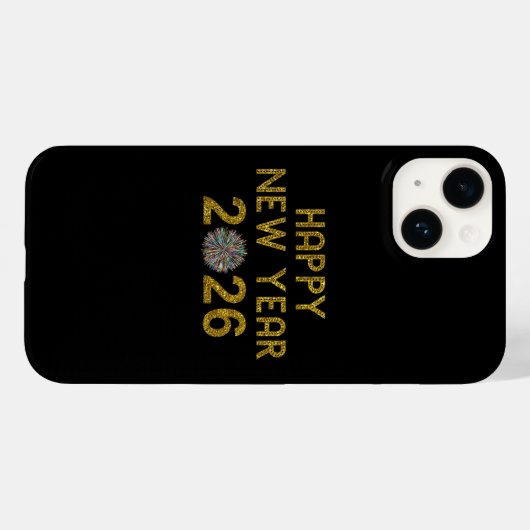 Happy New Year 2026 Case-Mate iPhone Case (Achterkant (horizontaal))