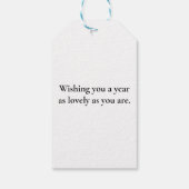 Happy New Year 2026 – Celebrating Horses with Cham Cadeaulabel (Achterkant)