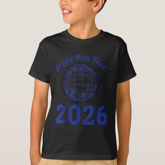 Happy New Year 2026 Celebration Design  T-shirt (Voorkant)