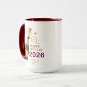 Happy New Year 2026 Champagne | Combo Mug (Devant gauche)