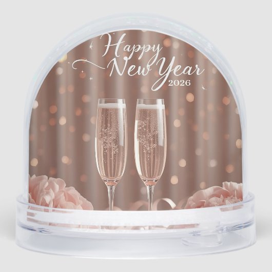 happy new year 2026 champagne lights (Arrière)