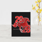 Happy New Year 2026 Chinese New Year 2026 Year Of Kaart (Gele Bloem)