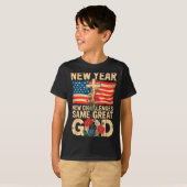 Happy New Year 2026 Christian Challenges Same Grea T-shirt (Voorkant volledig)