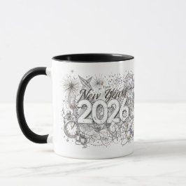 happy new year 2026 coffee mug mok