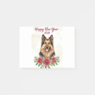 Happy New Year 2026 Dog Kids Poster Post-it® Notes