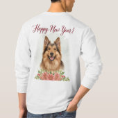 Happy New Year 2026 Dog Long Sleeve Shirt (Achterkant)