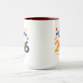 Happy New Year 2026 Festive Colorful Combo Mug (Centre)