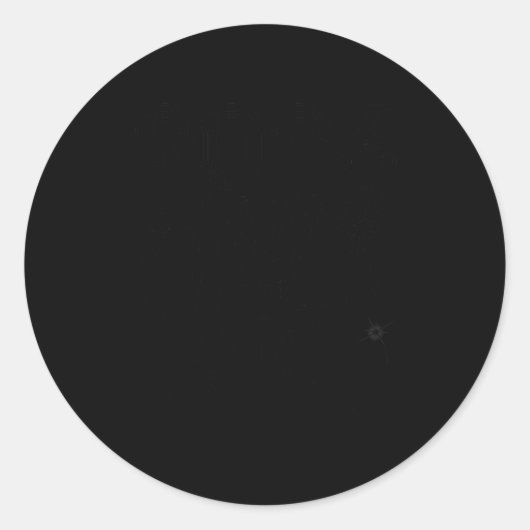 Happy New Year 2026 Fireworks Ronde Sticker (Voorkant)