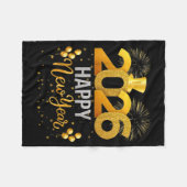 Happy New Year 2026 Fleece Deken (Voorkant (Horizontaal))