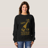 Happy New Year 2026 Glitter Sweatshirts for Women (Devant entier)