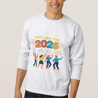 Happy New Year 2026 Men’s Holiday Gift Sweatshirt
