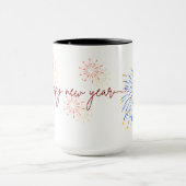 Happy New Year 2026 Mug – Fireworks & Celebration Mok (Midden)