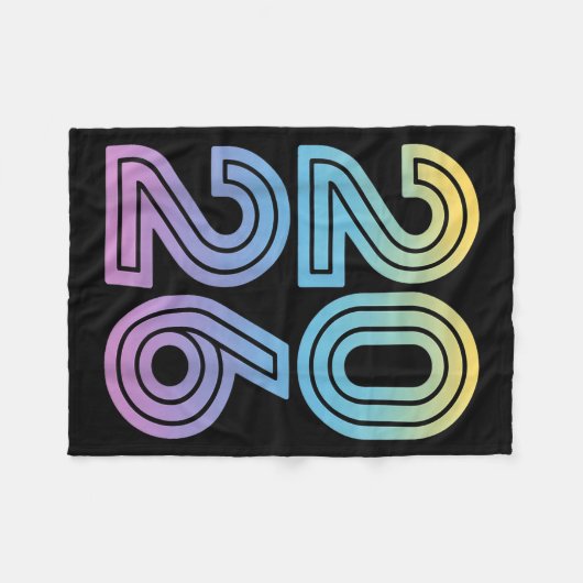 Happy New Year 2026 New Years Eve Fleece Deken (Voorkant (Horizontaal))