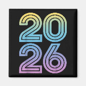 Happy New Year 2026 New Years Eve Magneet (Voorkant)