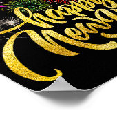 Happy New Year 2026 New Years Eve Party Countdown  Poster (Hoek)