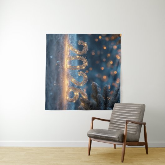 happy new year 2026 party backdrop wandkleed (In Situ (horizontaal))