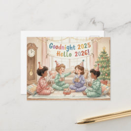 HAPPY NEW YEAR 2026 Postcard Briefkaart