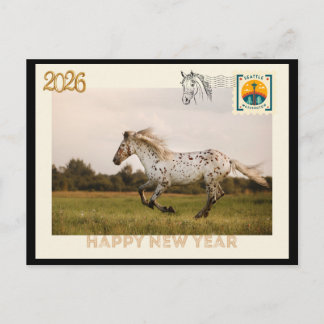 Happy New Year 2026 postcard Briefkaart