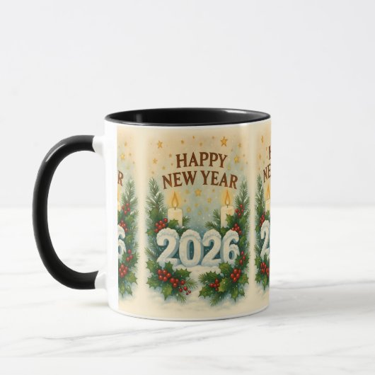 happy new year 2026 premiumcoffee mug (Gauche)
