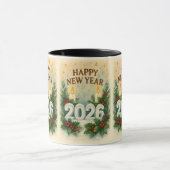 happy new year 2026 premiumcoffee mug mok (Midden)