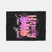 Happy New Year 2026 Preppy New Years Nk Coquette B Fleece Deken (Voorkant (Horizontaal))