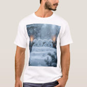 happy new year 2026 snowy calm t-shirt (Voorkant)