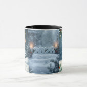 happy new year 2026 winter candle mug (Centre)