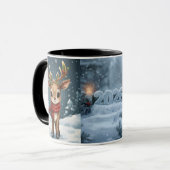 happy new year 2026 winter candle mug mok (Voorkant links)