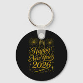 Happy New Year 2026 Womens New Years Eve Party Sleutelhanger (Voorkant)