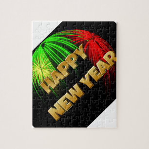 Happy New Year Afbeelding Legpuzzel