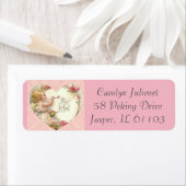 Happy New Year Angel Rozen Etiket (Insitu)