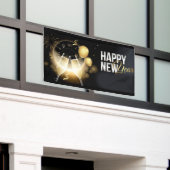 Happy New Year Banner (Buitenkant Gebouw)