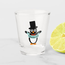 Happy New Year Banner Shot Glass Shot Glas