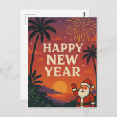 Happy New Year Briefkaart (Voorkant / Achterkant)