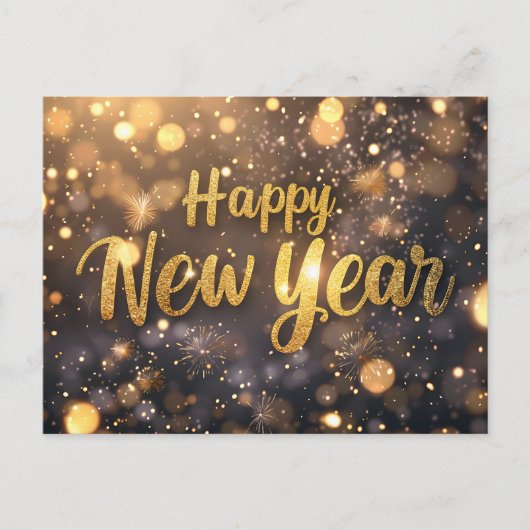 Happy New Year Briefkaart (Voorkant)