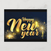 Happy New Year Briefkaart (Voorkant)