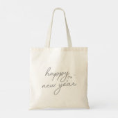 Happy New Year Canvas tas (Achterkant)