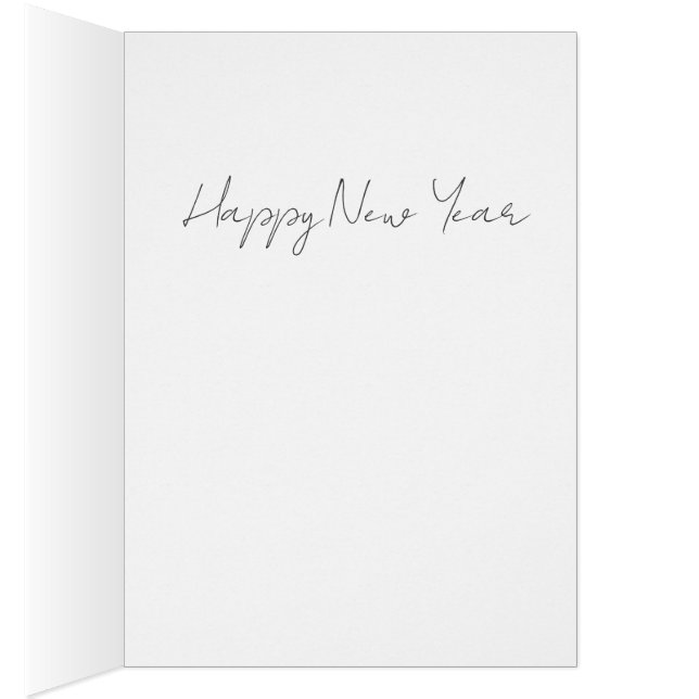 Happy New Year Card (Binnen (Rechts))