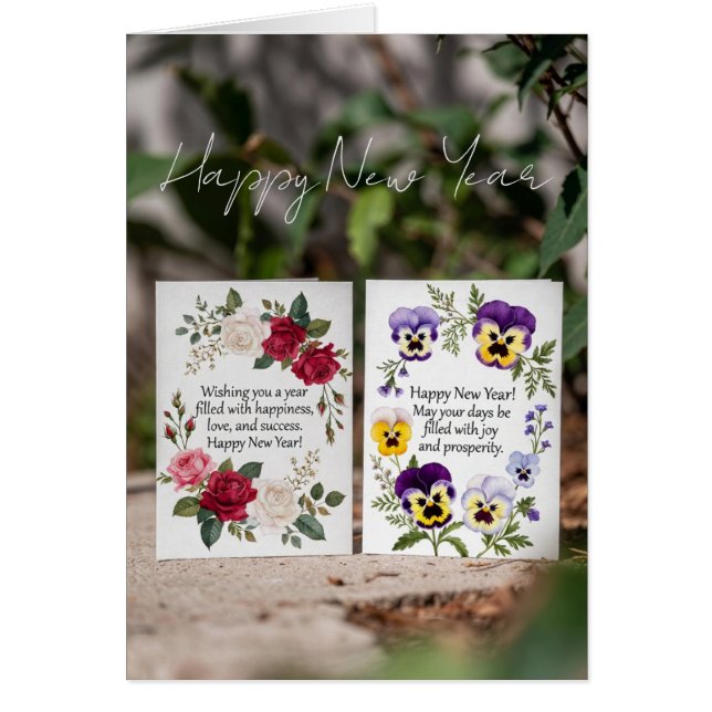 Happy New Year Card (Voorkant)