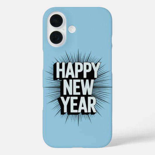 Happy New Year Case-Mate iPhone Case (Achterkant)
