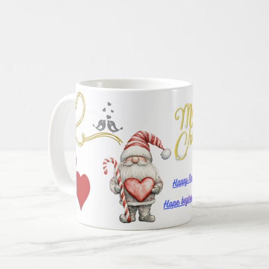 Happy New Year Celebration Mug (Devant gauche)