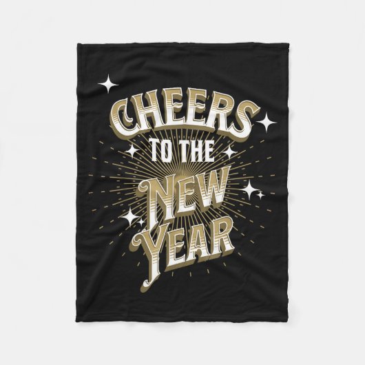 Happy New Year - Cheers To The New Year  Fleece Deken (Voorkant)