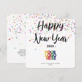 Happy New Year Corporate Business Logo (Voorkant / Achterkant)