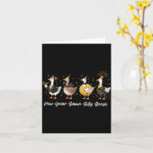 Happy New Year Crew 2026 New Year Silly Goose Matc Kaart (Gele Bloem)
