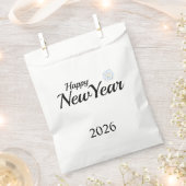 Happy New Year Custom Present Bedankzakje (Geknipt)