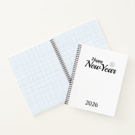 Happy New Year Custom Present Notitieboek